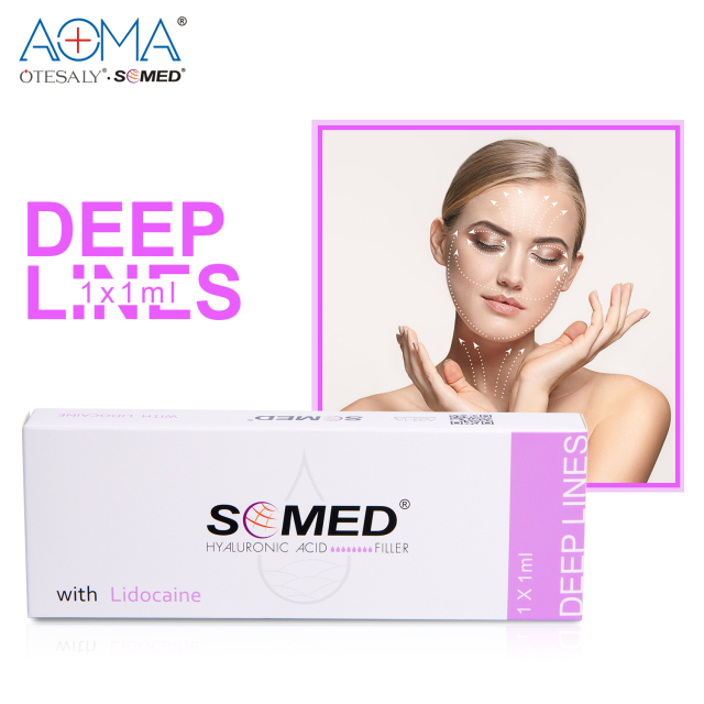 SOMED® 1ml Deep Line Filler with Lidocaine OEM Hyaluronic Acid Manufacturer Fillers