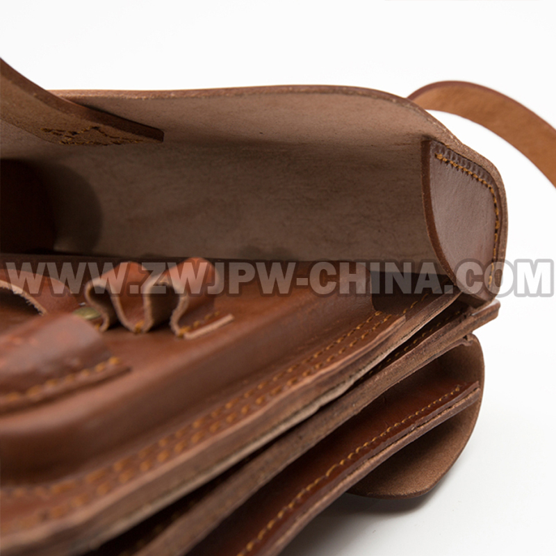 Japan WW2 Army Map Bag Leather Brown
