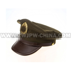 China WW2 KMT Army Peaked Cap With Insignia