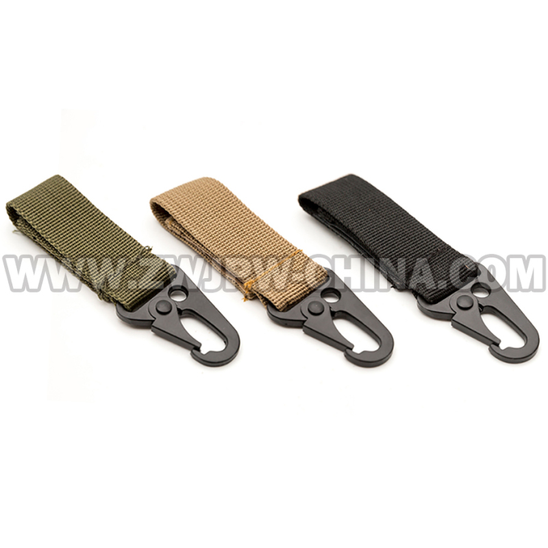 Olecranon Hook Clasp Black Hook Clasp Nylon Keychains