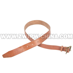 China Korea War Type 50 Genuine Leather Belts With Copper Buckle