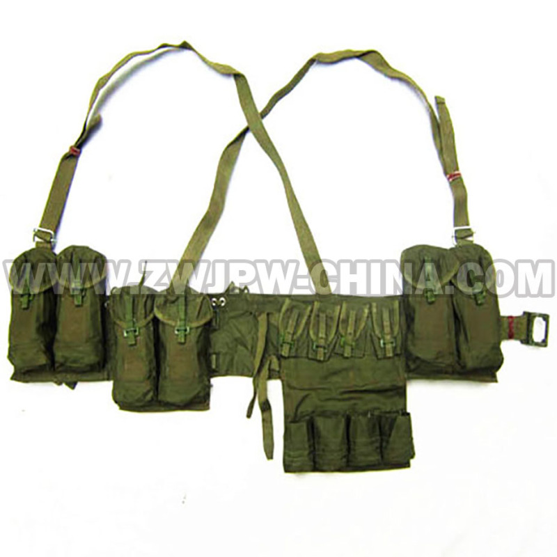 China Vietnam War Original Webbing Type 63 Auto Chest Rig Pouches