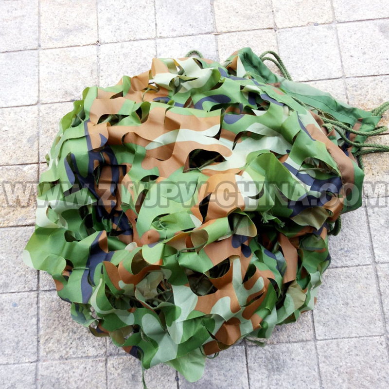 China Army Camouflage Soldier Shading Net Camping Tools for Shading Cars 1.1*1.3m