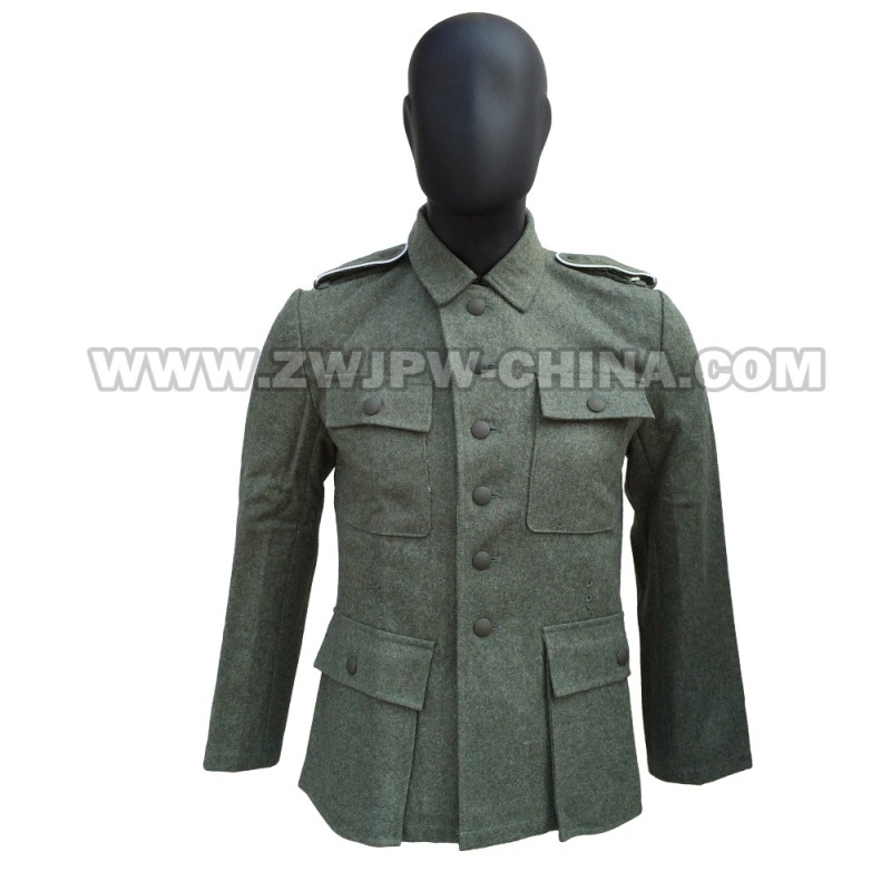 German WW2 Army M43 WH SS Field-Gray Wool Uniform
