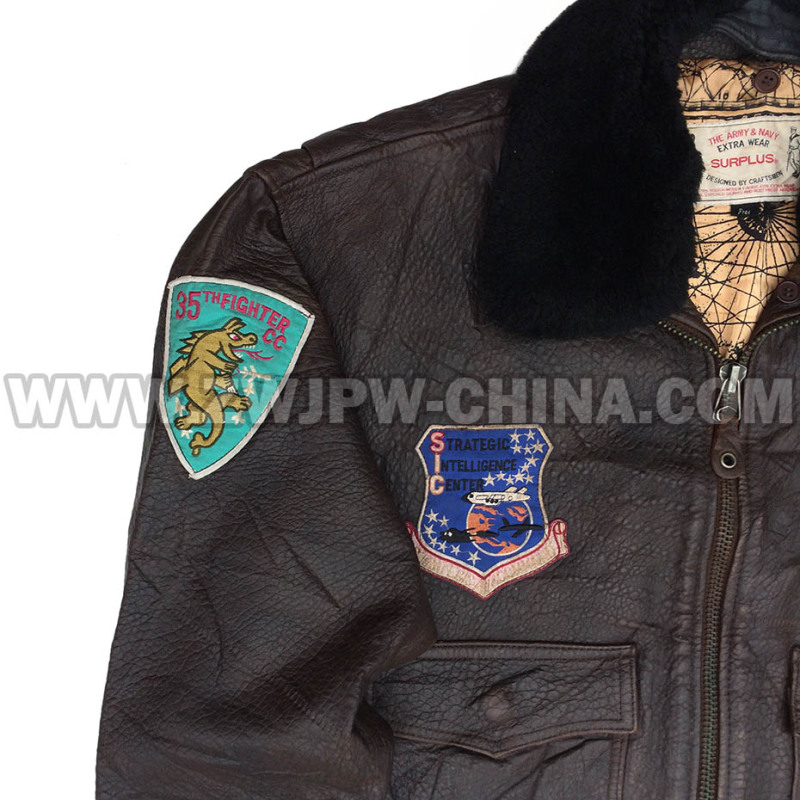 G-1 Leather Flight Jacket - Leather Jacket AW/5040414