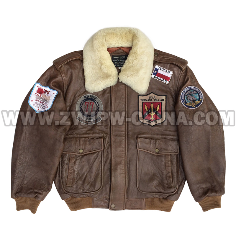 G-1 Leather Flight Jacket - Leather Jacket AW/504405