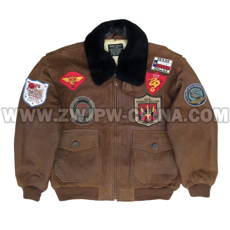 G-1 Leather Flight Jacket - Leather Jacket AW/504411