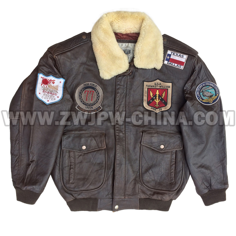 G-1 Leather Flight Jacket - Leather Jacket AW/504406