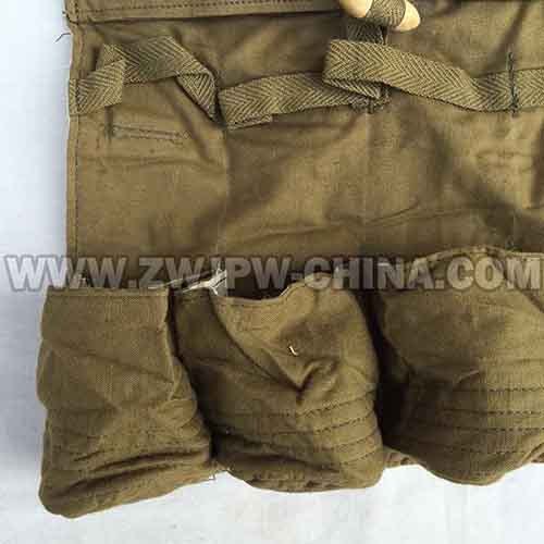 China Korean War Army Type 50 4 Cell Ammo Pouch Bag