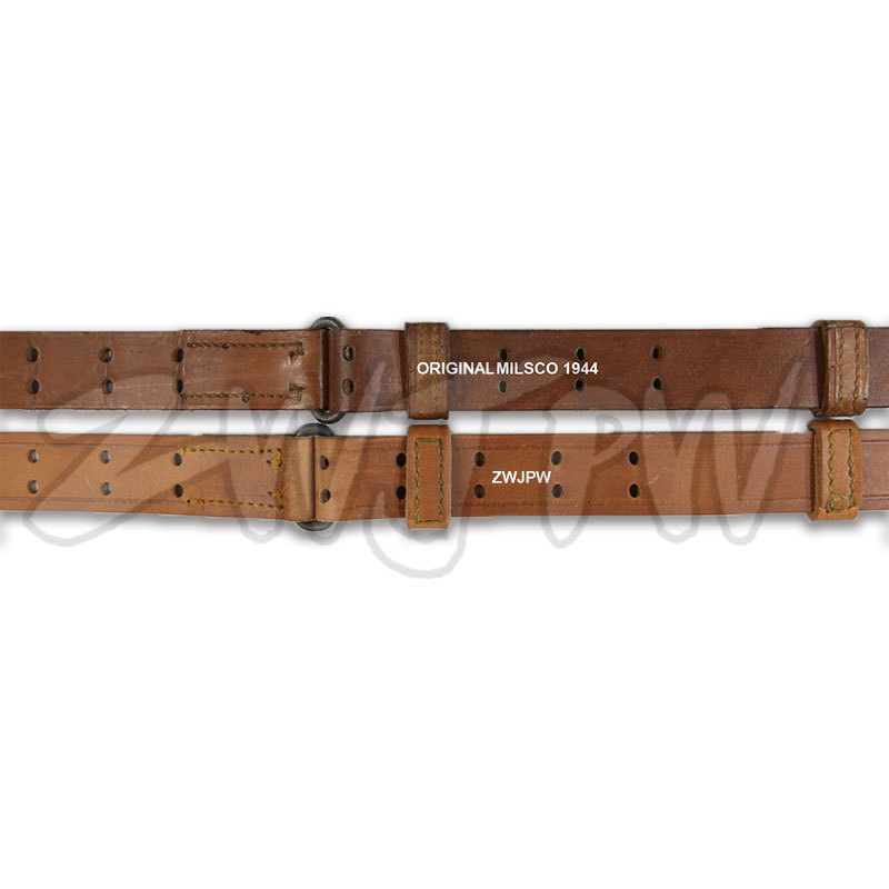 WWII US M1907/M1903/M-1  Garand leather belt  American Military Gun Strap