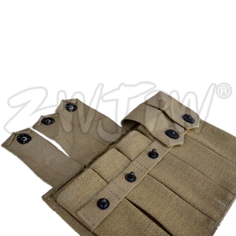 US WW2 Army THOMPSON 5 Cells Magazine Pouch HIGH QUALITY