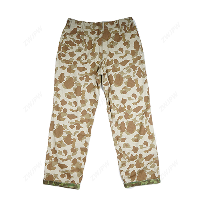 WWII US ARMY USMC Pacific Camo Cotton Pants Trousers