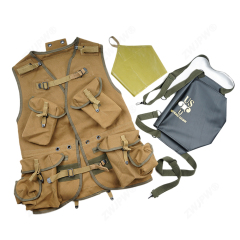 WW2 US ARMY BASIC D-DAY ASSAULT TROOP PACKAGE KHAKI EUIPMENT CONBINATION