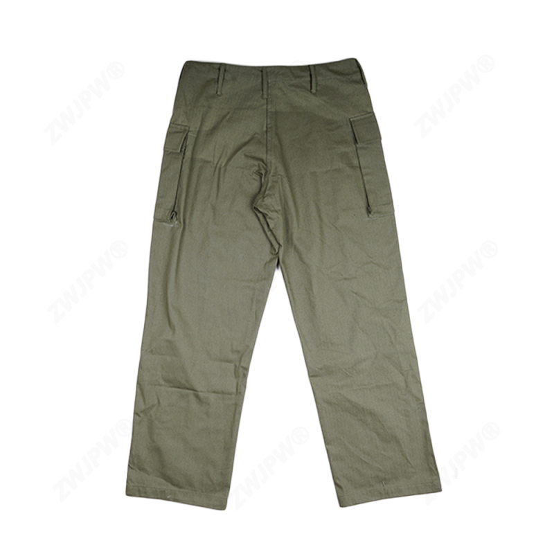WW2 US MILITARY ARMY GREEN HBT FIELD PANTS TROUSERS