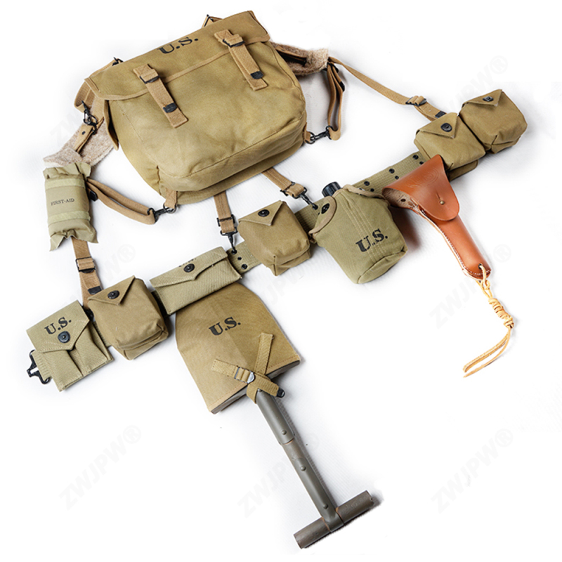 WW2 US ARMY D-DAY M1 Carbin Paratrooper Equipment