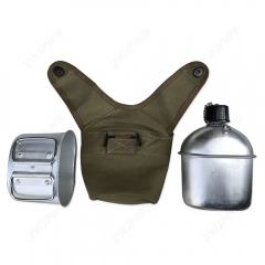 WW2 US Army MILITARY USMC CANTEEN 2ND PATTERN WITH COVER OUTDOOR KETTLE