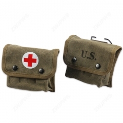 WW2 US ARMY M2 JUNGLE FIRST AID KIT POUCH OUTDOOR FIELD FIRST-AID KIT