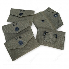 WW2 US ARMY M1942 FIRST AID POUCH PURE RIBBON WITH HOOK HIGH-QUALITY