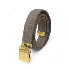 WW2 US  ARMY TYPE 65 CANVAS  Belt KHAKI AND BLUE