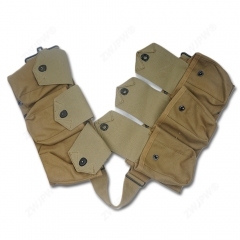 WW2 US ARMY SIX CELL CANVAS BAR POUCH KHAKI HIGHT QUALITY