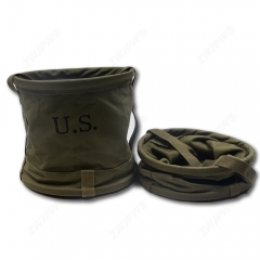 China WW2 Army Canvas Bucket Outdoor Fishing Tool