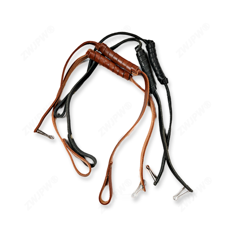 China Army Black Leather Key Chain Strap