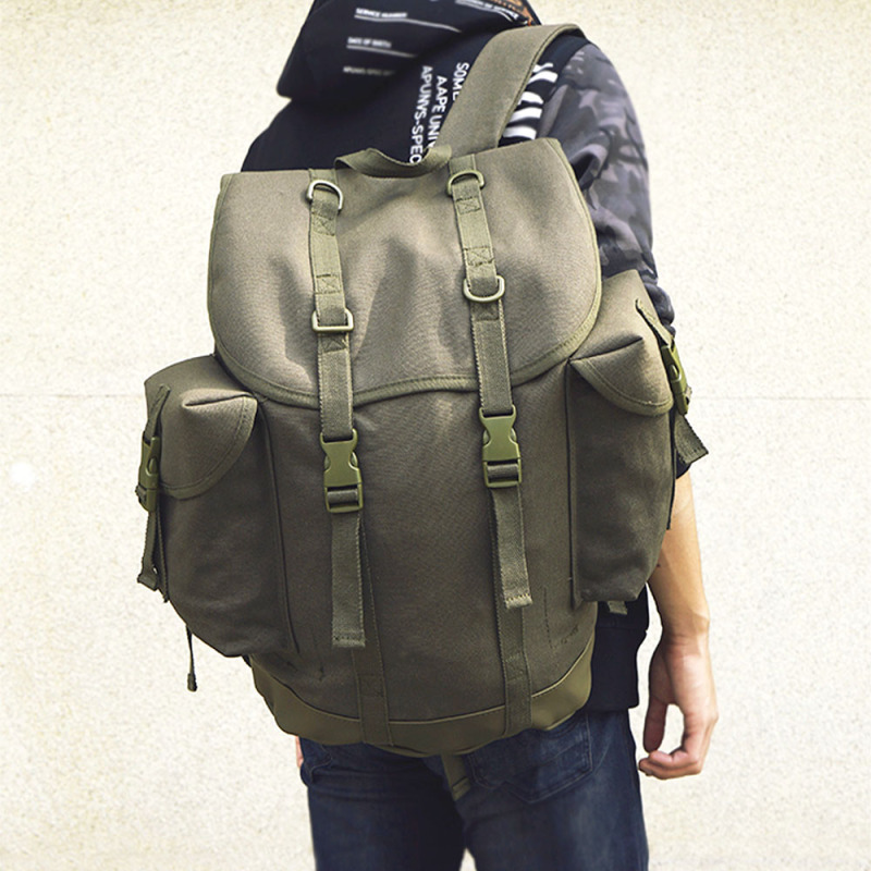 COLD WAR GERMAN ARMY MOUNTAIN BAG CANVAS BACKPACK OUTDOOR PACKAGE