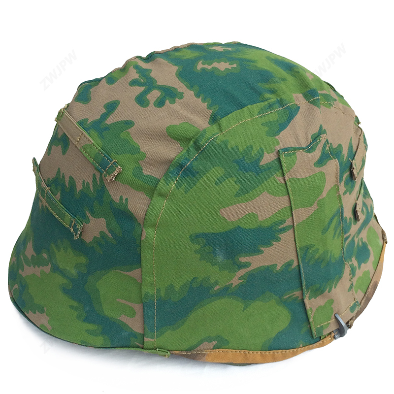 German WW2 Army SS Palm Tree Camo M35 Helmet Cover With Hook