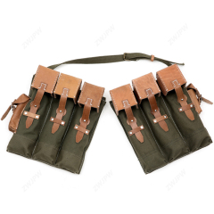 German WW2 Army MP44 Green Canvas Pouches