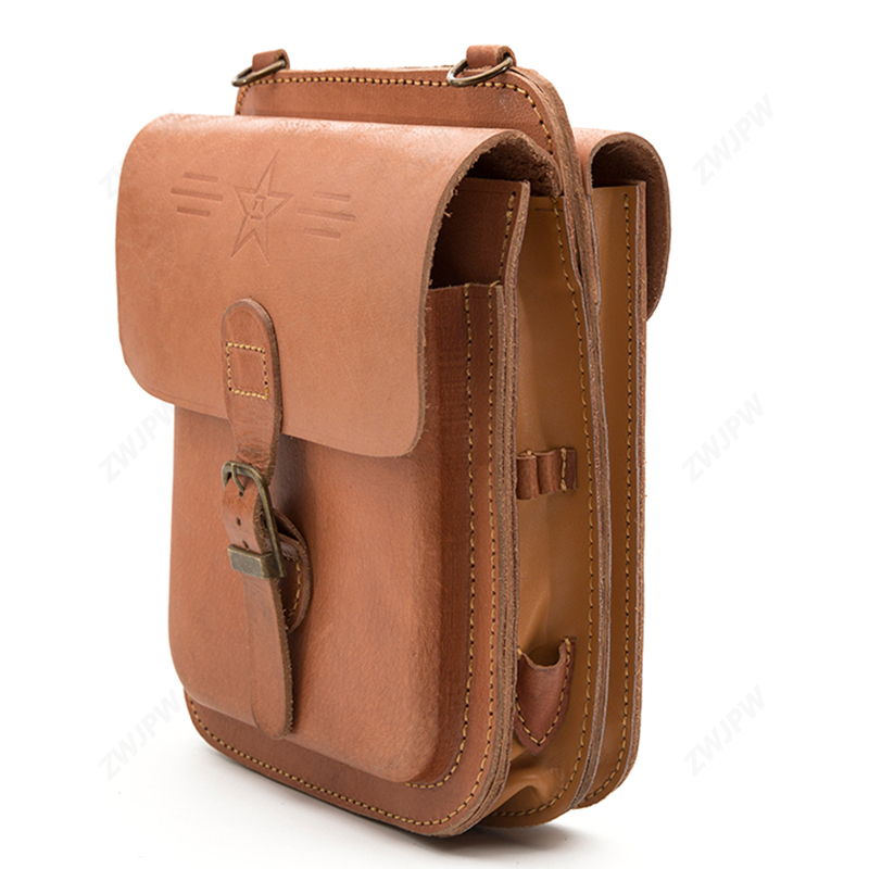 China Army Type 81 Map Backpack Genuine Leather Bag