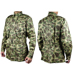 WW2 US Army Military ARMY M42 PACIFIC CAMOUFLAGE JACKET COTTON FASHION The Pacific Ocean Paratrooper uniform