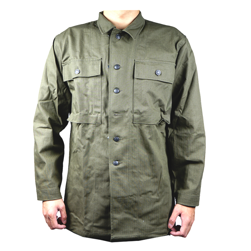 WW2 US MILITARY ARMY GREEN HBT FIELD COAT JACKET