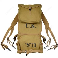Repro WW2 US Army M1928 Knapsack Outdoor Backpack Camping Bag high quality
