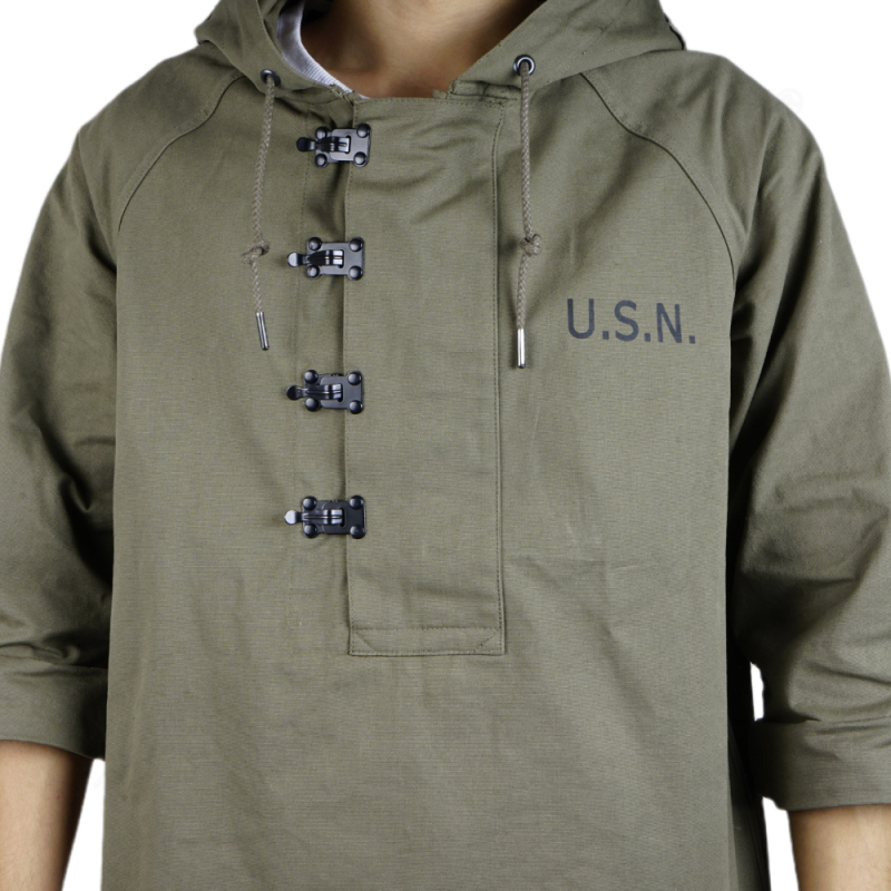 WW2 WWII US USN coat deck suit, button down Navy deck suit jacket uniform