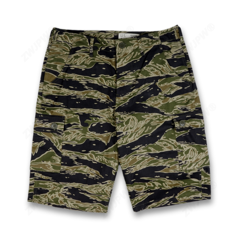 Vietnam war U.S. Army tiger pattern tiger spot camouflage TCU shorts