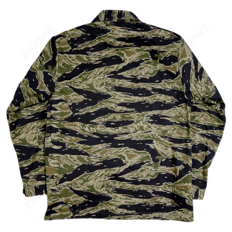 Vietnam War us tiger pattern tiger spot camouflage TCU top twill cotton antique export