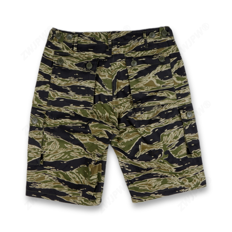 Vietnam war U.S. Army tiger pattern tiger spot camouflage TCU shorts