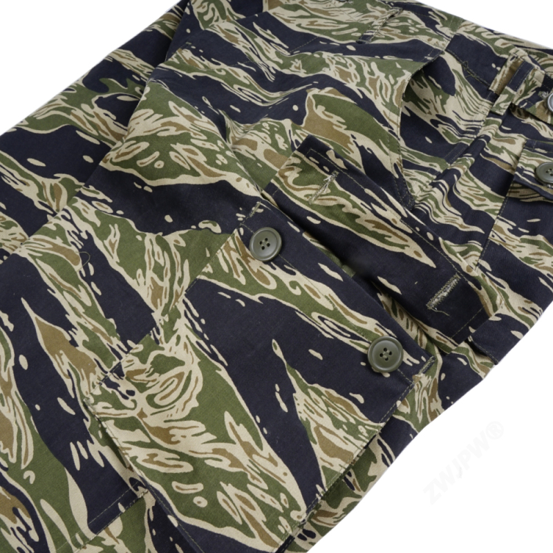 Vietnam war U.S. Army tiger pattern tiger spot camouflage TCU shorts