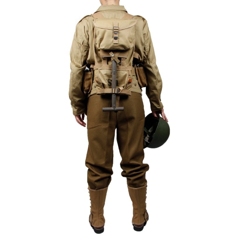 WW2 Cotton Reproduction Of The Original Lining U.S. ARMY M41 Field F/W Thickening Version D-DAY uniform and B.A.R combination