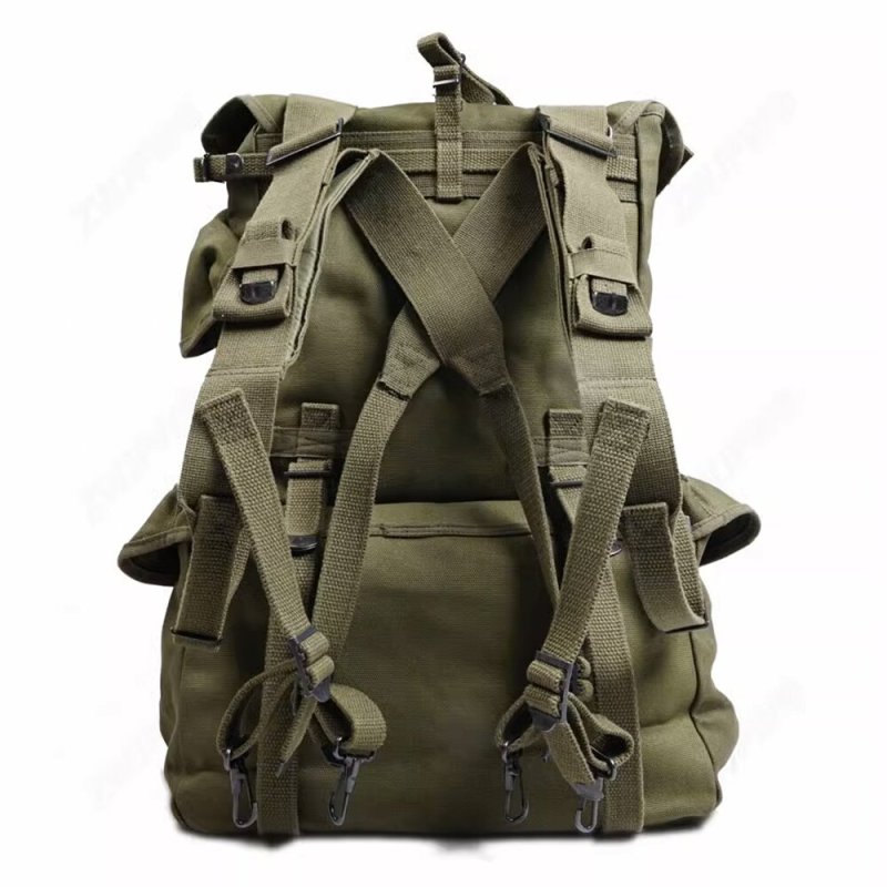 WW2 US ARMY M1945 PACK SET COMBINATION WITH BELT AND STRAPS  Army M1945 Equipment Portfolio HIGH QUALITY