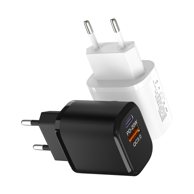 ESEEKGO PD-S02 Set 1A1C QC3.0+PD20W Wall Charger with C-L data cable