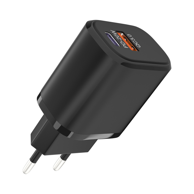 ESEEKGO PD-S02 Set 1A1C QC3.0+PD20W Wall Charger with C-L data cable