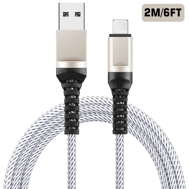 ESEEKGO ZAF201 2.0A Zinc Alloy Braided Data Cable