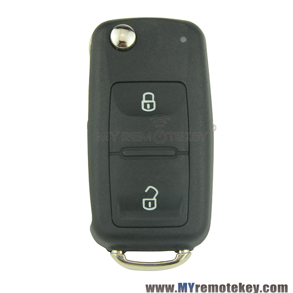 Flip remote key shell case 2 button for VW