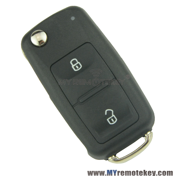 Flip remote key shell case 2 button for VW