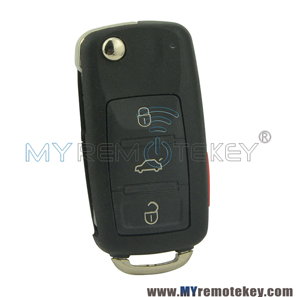 Remote key shell for Audi A8L 3 button with panic