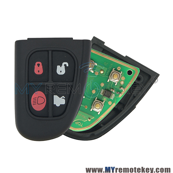 1X43-15K601-AF Flip remote key fob for Jaguar S-Type X-Type XJ8 4 button NHVWB1U241