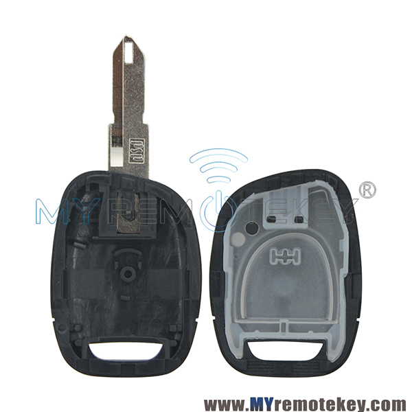 Remote car key shell case 1 button for Renault Clio II 2001 2002 2003 2004 2005 NE73