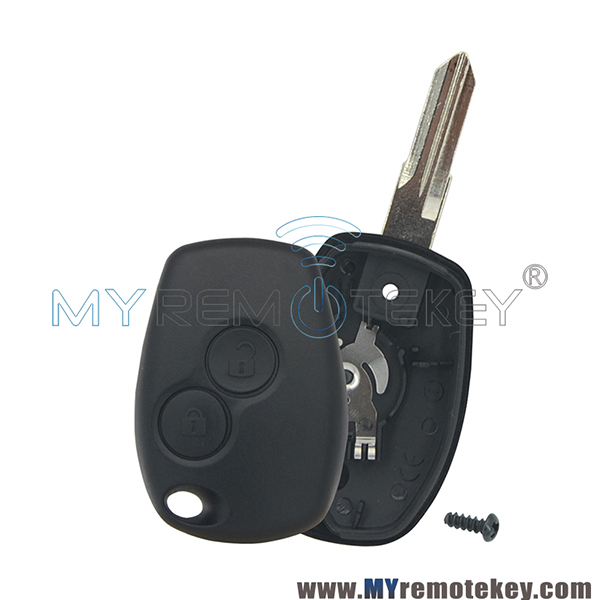 Remote car key shell case 2 button VAC102 for Renault