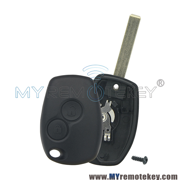 Remote car key shell case 2 button VA6 for Renault